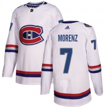 Youth Adidas Montreal Canadiens Howie Morenz White 2017 100 Classic Jersey - Authentic