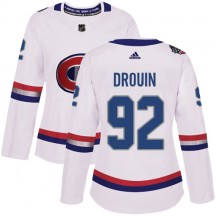 Women's Adidas Montreal Canadiens Jonathan Drouin White 2017 100 Classic Jersey - Authentic