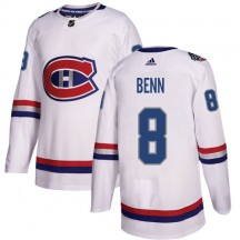 Youth Adidas Montreal Canadiens Jordie Benn White 2017 100 Classic Jersey - Authentic