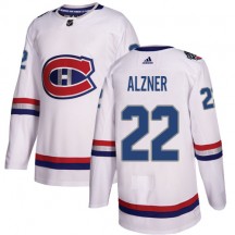 Youth Adidas Montreal Canadiens Karl Alzner White 2017 100 Classic Jersey - Authentic