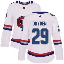 Women's Adidas Montreal Canadiens Ken Dryden White 2017 100 Classic Jersey - Authentic