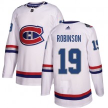 Youth Adidas Montreal Canadiens Larry Robinson White 2017 100 Classic Jersey - Authentic