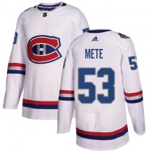 Men's Adidas Montreal Canadiens Victor Mete White 2017 100 Classic Jersey - Authentic