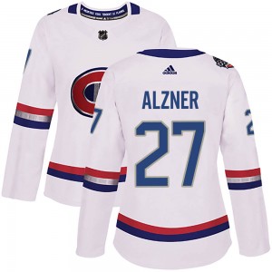 Women's Adidas Montreal Canadiens Karl Alzner White ized 2017 100 Classic Jersey - Authentic