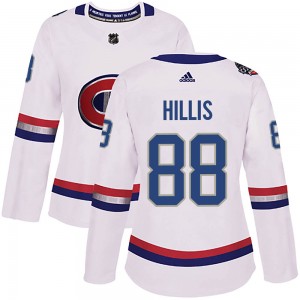 Women's Adidas Montreal Canadiens Cameron Hillis White 2017 100 Classic Jersey - Authentic
