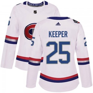 Women's Adidas Montreal Canadiens Brady Keeper White 2017 100 Classic Jersey - Authentic
