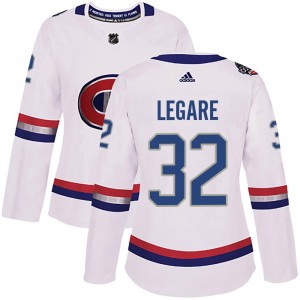 Women's Adidas Montreal Canadiens Nathan Legare White 2017 100 Classic Jersey - Authentic