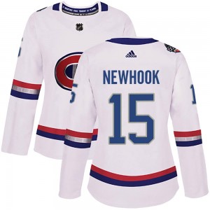 Women's Adidas Montreal Canadiens Alex Newhook White 2017 100 Classic Jersey - Authentic