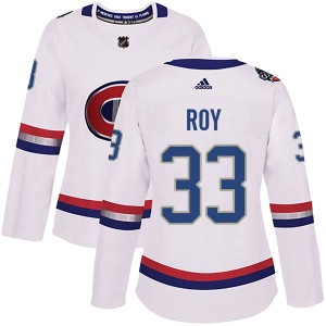 Women's Adidas Montreal Canadiens Patrick Roy White 2017 100 Classic Jersey - Authentic