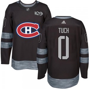 Men's Montreal Canadiens Luke Tuch Black 1917-2017 100th Anniversary Jersey - Authentic
