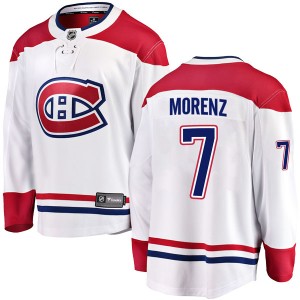 Men's Fanatics Branded Montreal Canadiens Howie Morenz White Away Jersey - Breakaway