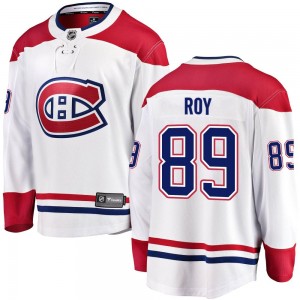 Men's Fanatics Branded Montreal Canadiens Joshua Roy White Away Jersey - Breakaway