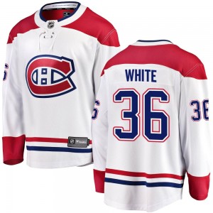 Men's Fanatics Branded Montreal Canadiens Colin White White Away Jersey - Breakaway