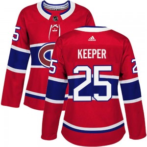 Women's Adidas Montreal Canadiens Brady Keeper Red Home Jersey - Authentic