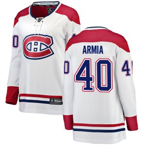 Women's Fanatics Branded Montreal Canadiens Joel Armia White Away Jersey - Breakaway