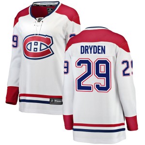 Women's Fanatics Branded Montreal Canadiens Ken Dryden White Away Jersey - Breakaway