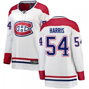 Women's Fanatics Branded Montreal Canadiens Jordan Harris White Away Jersey - Breakaway