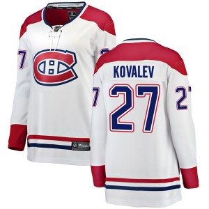 Women's Fanatics Branded Montreal Canadiens Alexei Kovalev White Away Jersey - Breakaway