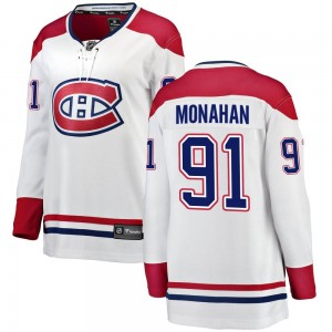 Women's Fanatics Branded Montreal Canadiens Sean Monahan White Away Jersey - Breakaway