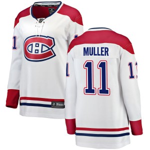 Women's Fanatics Branded Montreal Canadiens Kirk Muller White Away Jersey - Breakaway