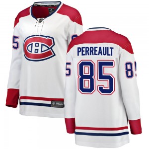 Women's Fanatics Branded Montreal Canadiens Mathieu Perreault White Away Jersey - Breakaway