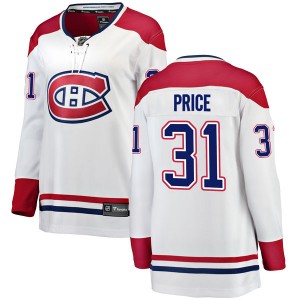Women's Fanatics Branded Montreal Canadiens Carey Price White Away Jersey - Breakaway