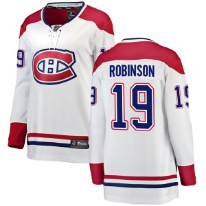 Women's Fanatics Branded Montreal Canadiens Larry Robinson White Away Jersey - Breakaway