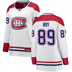 Women's Fanatics Branded Montreal Canadiens Joshua Roy White Away Jersey - Breakaway