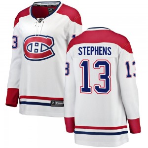 Women's Fanatics Branded Montreal Canadiens Mitchell Stephens White Away Jersey - Breakaway