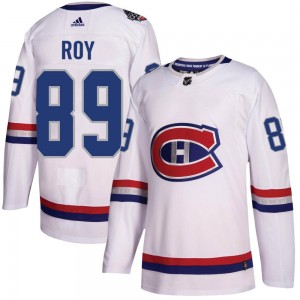 Youth Adidas Montreal Canadiens Joshua Roy White 2017 100 Classic Jersey - Authentic