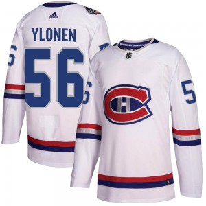 Youth Adidas Montreal Canadiens Jesse Ylonen White 2017 100 Classic Jersey - Authentic