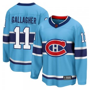 Men's Fanatics Branded Montreal Canadiens Brendan Gallagher Light Blue Special Edition 2.0 Jersey - Breakaway