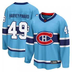 Men's Fanatics Branded Montreal Canadiens Rafael Harvey-Pinard Light Blue Special Edition 2.0 Jersey - Breakaway