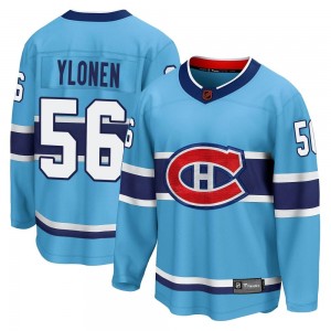 Men's Fanatics Branded Montreal Canadiens Jesse Ylonen Light Blue Special Edition 2.0 Jersey - Breakaway