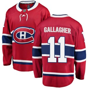 Men's Fanatics Branded Montreal Canadiens Brendan Gallagher Red Home Jersey - Breakaway