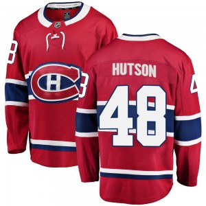 Men's Fanatics Branded Montreal Canadiens Lane Hutson Red Home Jersey - Breakaway