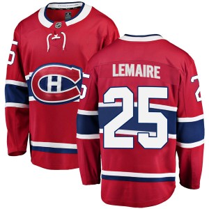 Men's Fanatics Branded Montreal Canadiens Jacques Lemaire Red Home Jersey - Breakaway