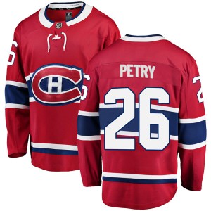 Men's Fanatics Branded Montreal Canadiens Jeff Petry Red Home Jersey - Breakaway