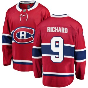 Men's Fanatics Branded Montreal Canadiens Maurice Richard Red Home Jersey - Breakaway