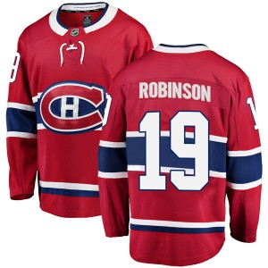 Men's Fanatics Branded Montreal Canadiens Larry Robinson Red Home Jersey - Breakaway