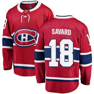 Men's Fanatics Branded Montreal Canadiens Serge Savard Red Home Jersey - Breakaway