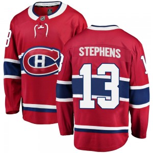Men's Fanatics Branded Montreal Canadiens Mitchell Stephens Red Home Jersey - Breakaway