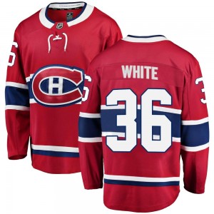 Men's Fanatics Branded Montreal Canadiens Colin White White Red Home Jersey - Breakaway
