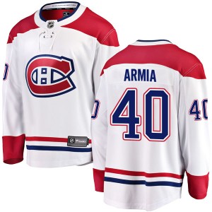 Youth Fanatics Branded Montreal Canadiens Joel Armia White Away Jersey - Breakaway