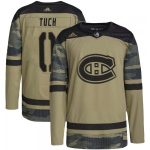 Youth Adidas Montreal Canadiens Luke Tuch Camo Military Appreciation Practice Jersey - Authentic