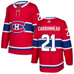 Men's Adidas Montreal Canadiens Guy Carbonneau Red Home Jersey - Authentic