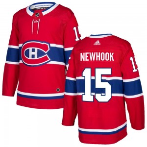Men's Adidas Montreal Canadiens Alex Newhook Red Home Jersey - Authentic