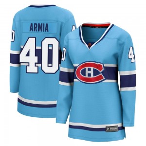 Women's Fanatics Branded Montreal Canadiens Joel Armia Light Blue Special Edition 2.0 Jersey - Breakaway