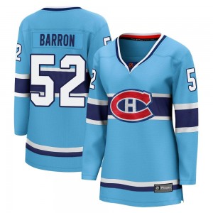 Women's Fanatics Branded Montreal Canadiens Justin Barron Light Blue Special Edition 2.0 Jersey - Breakaway
