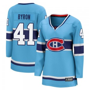 Women's Fanatics Branded Montreal Canadiens Paul Byron Light Blue Special Edition 2.0 Jersey - Breakaway